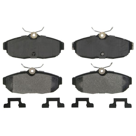Wagner Brakes Ceramic Disc Pad Set, Zd1082 ZD1082